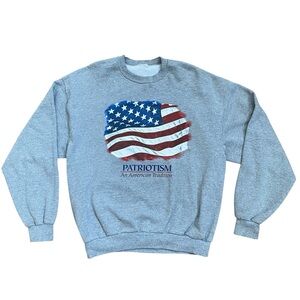 Vintage 1990s Patriotism Patriotic USA Sweatshirt